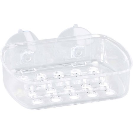 Clear Suction Soap Dish