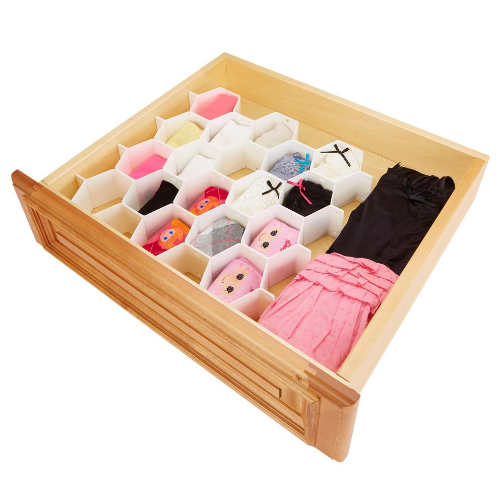 Drawer Organizers 34 Compartme