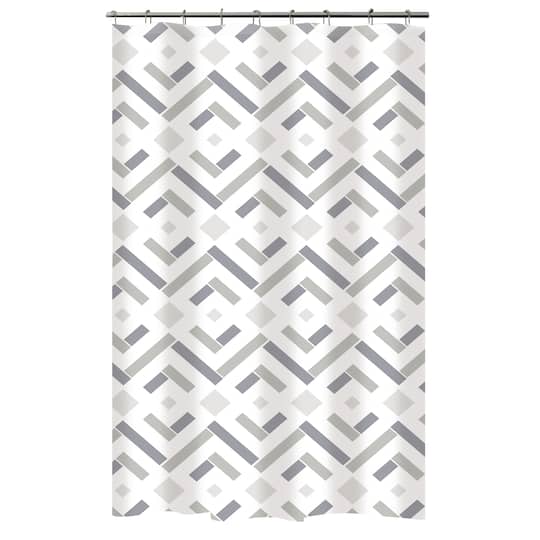 Shower Curtain PEVA Herrigbone