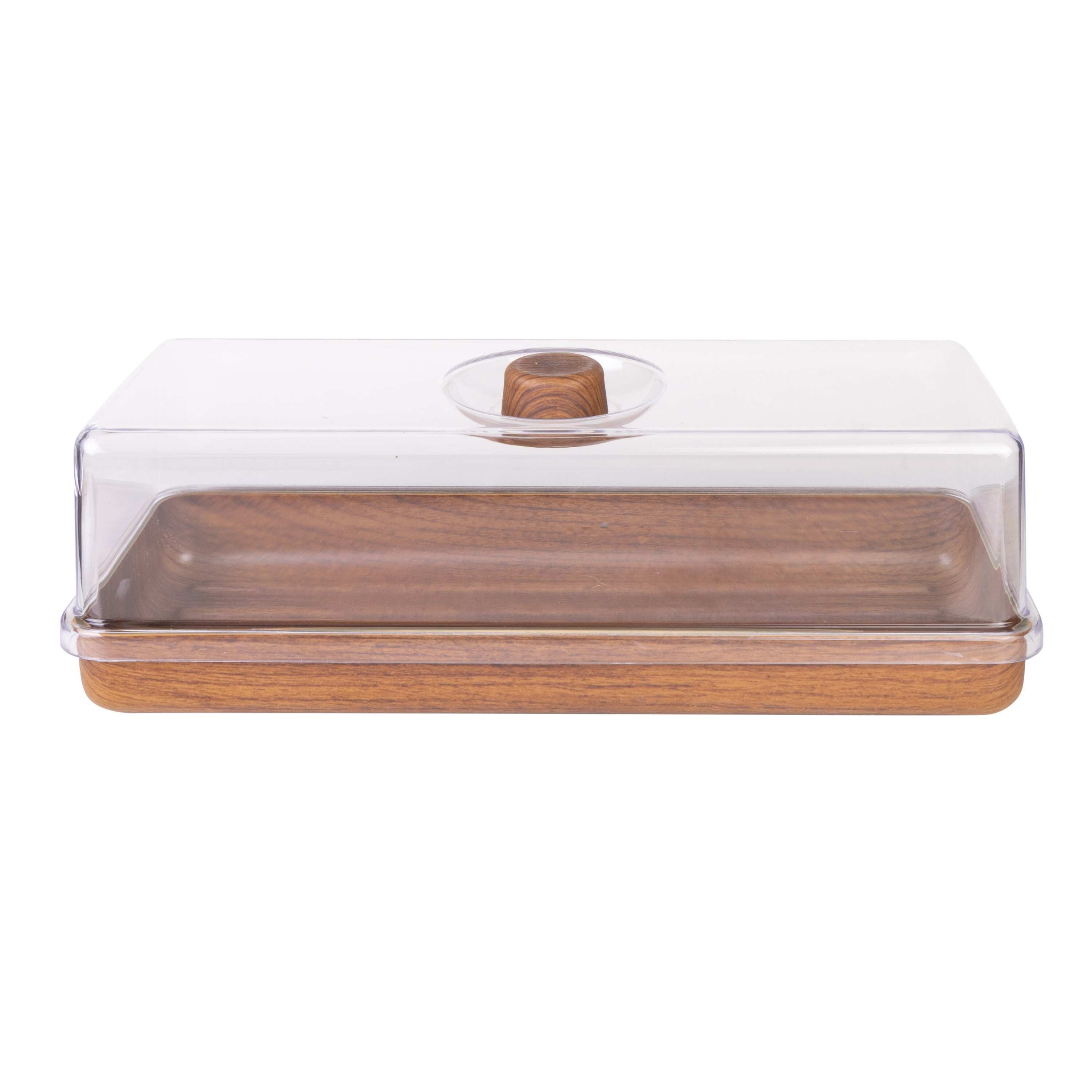 Log Tray Dome/Woodlike Base14"