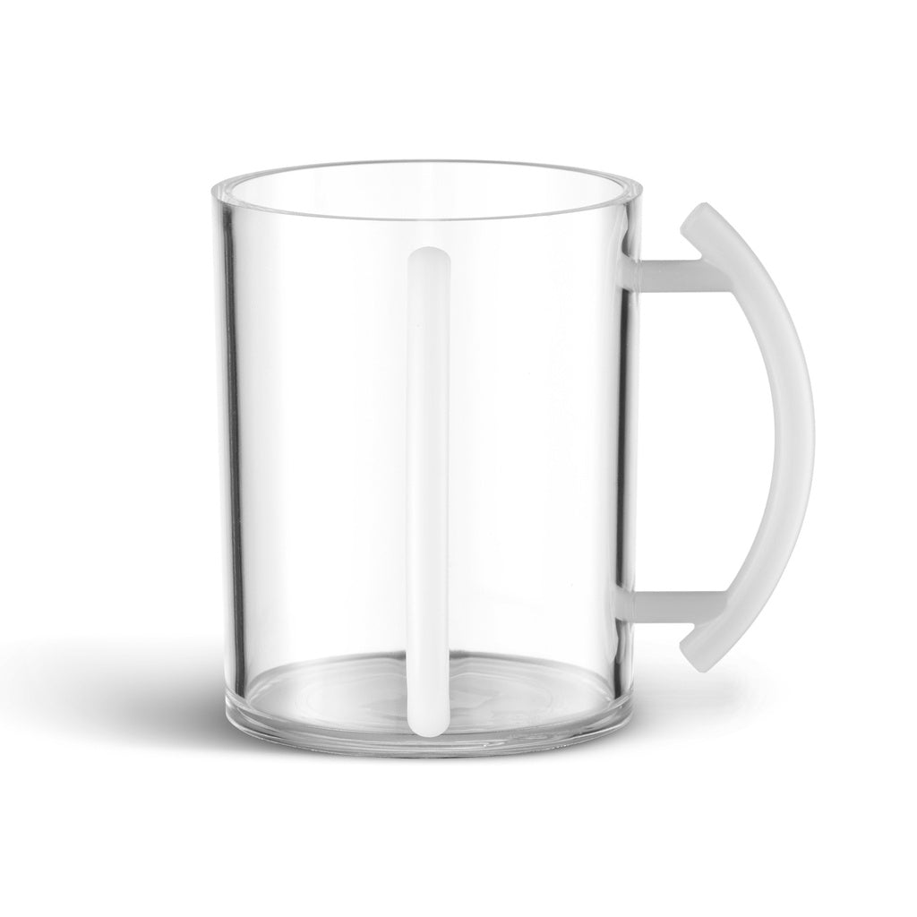 Washcup Acrylic 60514 Clr/Wht