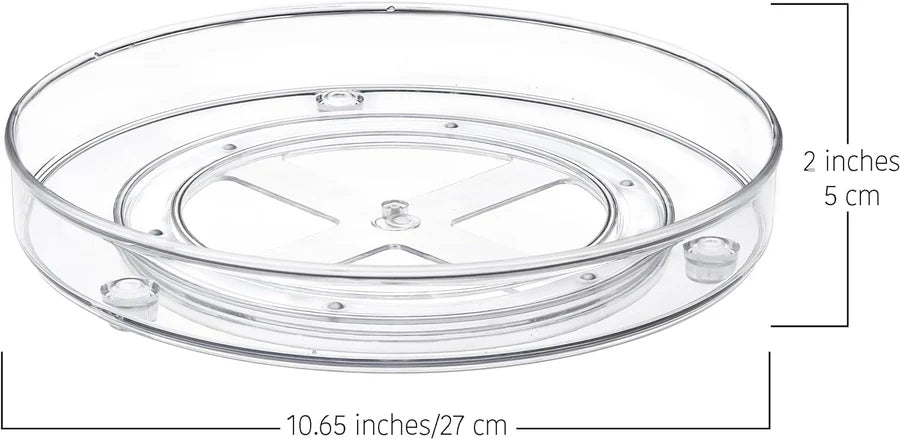 Turntable 10.5" Clear TOW