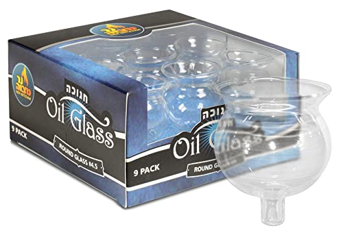 Round Oil Glasses #4.5  9-Pk