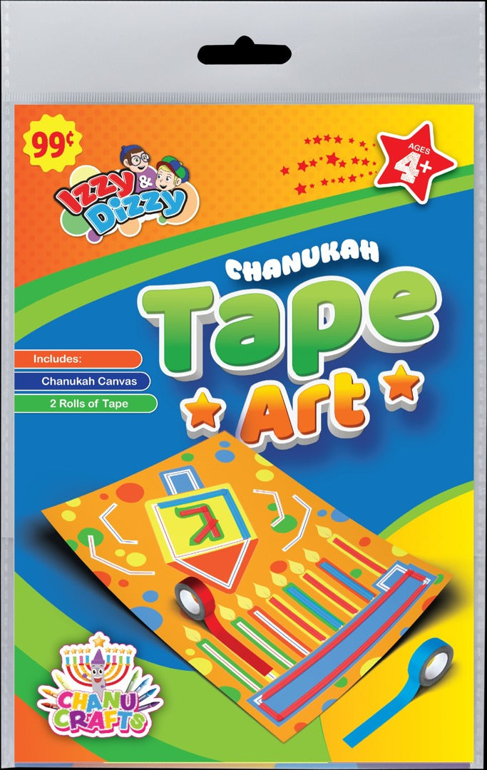 Chanukah Tape Art I&D