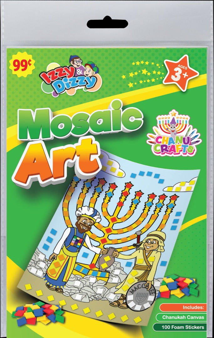 Mosac Art 5x8 Chanukah-Izzy