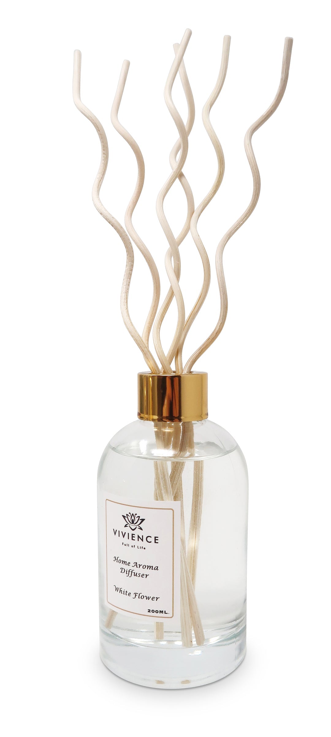 Reed Diffuser-Clear-WhiteFlowe
