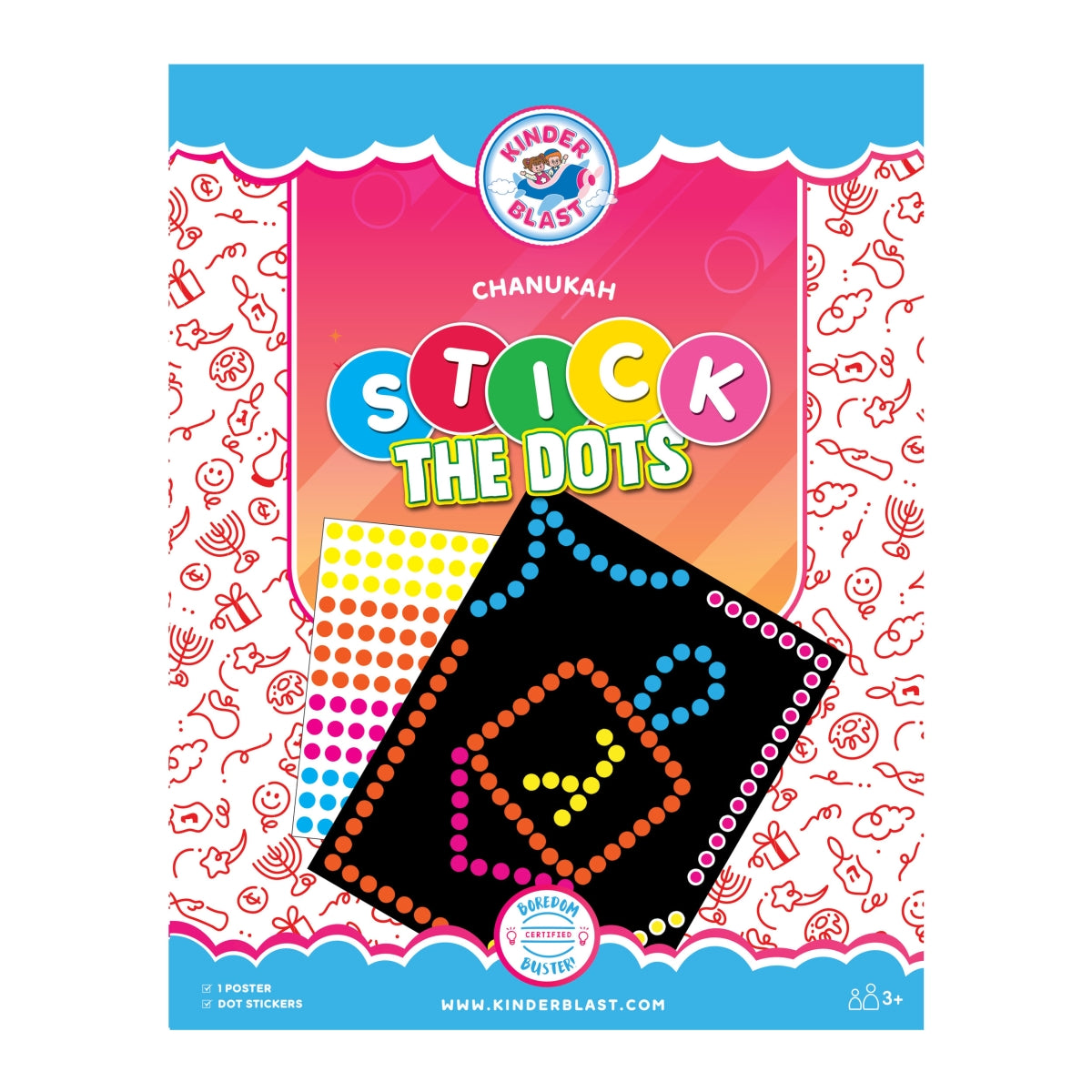 Chanukah Stick the Dots KB