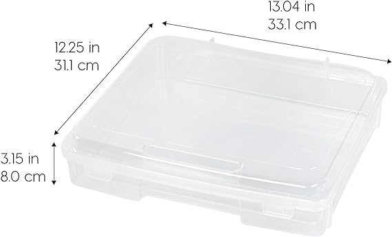 Storage Box Hinged 12x13x3 TOW