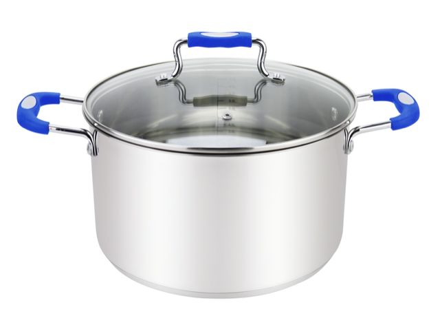 8.4qt SS Stockpot Urban-Blue