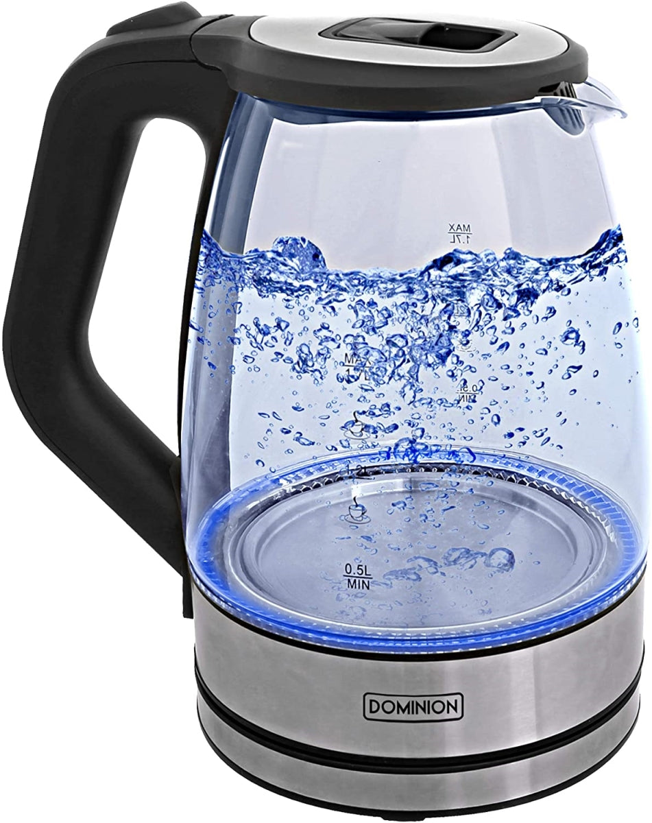 Cordless Kettle 1.7L Glass Dom