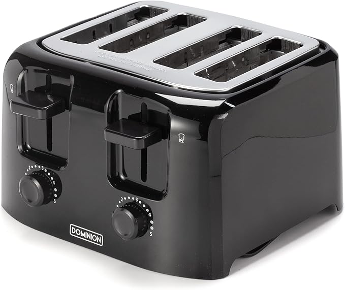 Toaster 4-slice WS Blk Dominio