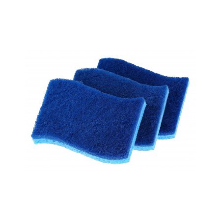 Sponge Non-Scratch 3pk Blue SP