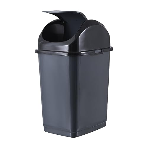 TrashCan 10q SwingTop Onyx SP