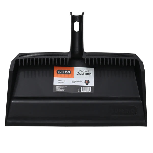 Dustpan-16" Wide-Black-SUPERI