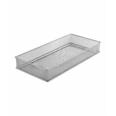Mesh Basket 6x12 Silver YBM
