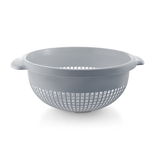 Colander w/Handle 8" Gray