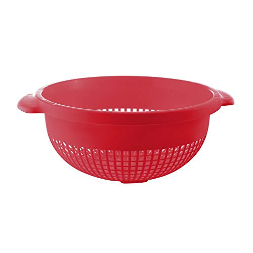 Colander w/Handle 8" Red