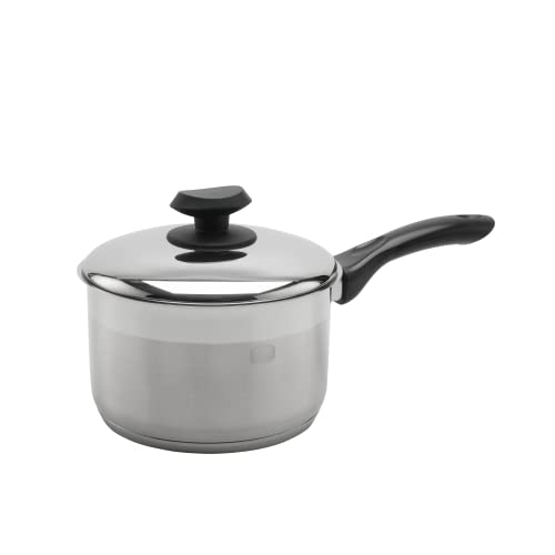 3.5qt SS Saucepan YBM Black