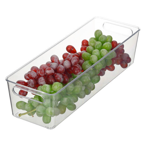 Bin 15x5x4 w/Handle Clear