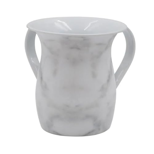 Washcup SS White/Marble 5½"