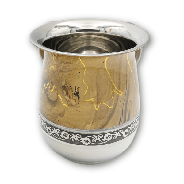 Washcup SS WC805 Marble/Gold