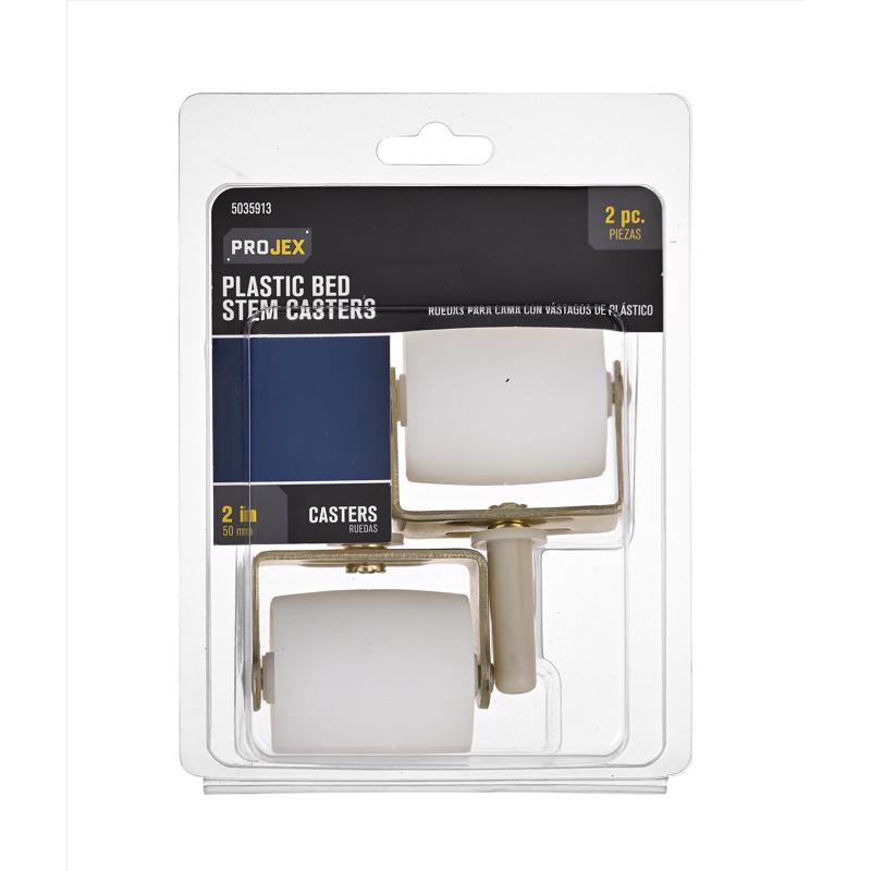 2-1/8" Bed Roller NO-Brake 2pk