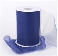 Tulle 6"x 100yd Navy